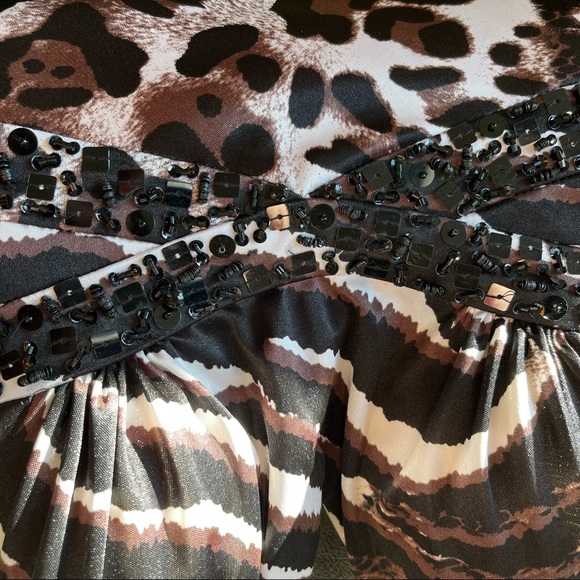 Le Chateau Stunning Animal Print Formal dress - Picture 11 of 14